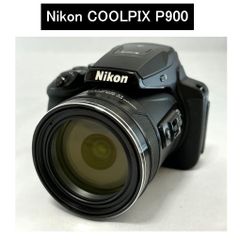 ニコン COOLPIX P900 ロゴ ストラップ 一眼レフ カメラ 黒 写真 - メルカリ