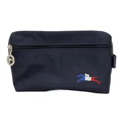LONGCHAMP(ロンシャン) ポーチ - ダークネイビー レザー