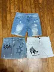 デニムスカートハーフパンツ