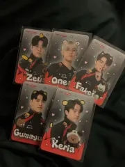 T1 어프어프 選手 PHOTO CARD Zeus FAKER GUMAYUSI Keria ONER