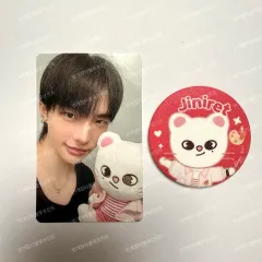 まとめ売り) Stray Kids(ストレイキッズ・スキズ・SKZ) ヒョンジン(HYUNJIN) SKZOO ジュートフィ (TOFFEE) ジニレット グリッター 缶バッジ トレカ