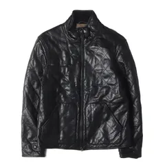 POLO Ralph Lauren ポロ ラルフローレン ジャケット ブラック 黒 サイズ:L | 現行モデル | 裏地グレンチェック ラムレザー キルティング ハンティング ジャケット | アウター ブルゾン 上着【メンズ】【中古】