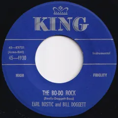 Earl Bostic, Bill Doggett The Bo-Do Rock / Mean To Me King US 45-4930 213390 R&B R&R レコード 7インチ 45