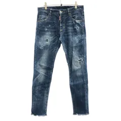 DSQUARED2 ディースクエアード 16AW Skinny Dan jean デニムパンツ S71LB0199 S30342 インディゴ 46