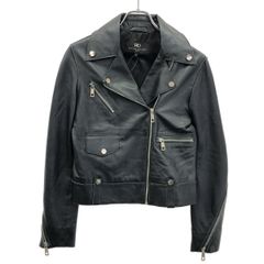 ZARA trf collection レザーダブルライダースジャケット羊革美品