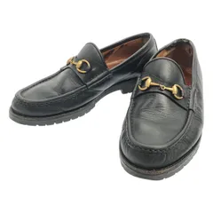 GUCCI グッチ ホースビット レザーローファーシューズ 6105 ブラック 7 1/2