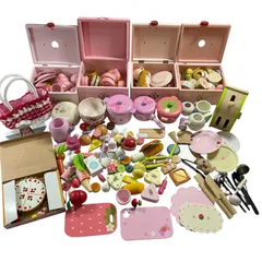 ★ Mother garden マザーガーデン 知育玩具 木製おままごと  まとめ商品 スイーツセット、調理器具、野菜 など ごっこ遊び  12.8kg