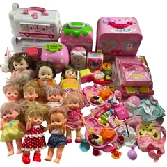 ★ おせわだいすき メルちゃん ぽぽちゃん まとめ商品 人形 10体 病院 うさぎ救急車 バイク 洋服 食事 他 ジャンク品 11.8kg