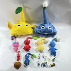 ★ PIKMIN ピクミン グッズ 18点まとめ  なりきり帽子 ぬいぐるみ フィギュア マスコット キーホルダー 現状品 0.65kg