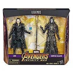 【中古】（非常に良い）アベンジャーズ / インフィニティ・ウォー ハズブロ マーベルレジェンド ウォルマート限定 6インチ アクションフィギュア 2パック ロキ & コーヴ