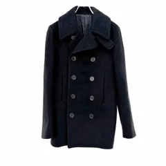 LITHIUM HOMME リチウム オム HEAVY MELTON CLASSIC PEA COAT Pコート LH20-1092 ブラック 46のサムネイル