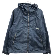 THE NORTH FACE ザノースフェイス NYLON DENIM COMPACT JACKET ナイロンデニムコンパクトジャケット NP22136 ブルー M