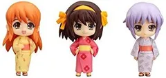 【中古】「非常に良い」涼宮ハルヒの憂鬱 ねんどろいどぷち ハルヒ夏祭りセット (ノンスケール ABS&PVC塗装済み可動フィギュア)