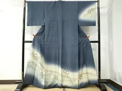 平和屋着物●訪問着　紬地　作家物　竹鳥丸文　やまと誂製　正絹　逸品　CABA6393yc