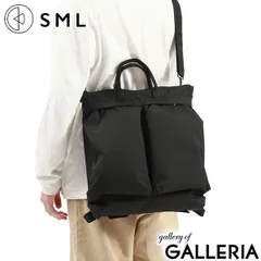 エスエムエル ショルダーバッグ SML 3WAY HELMET BAG ヘルメットバッグ トートバッグ リュックサック B4 A4 メンズ レディース K909376NU BLACK