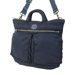 ポータークラシック Porter Classic スーパーナイロン ヘルメットバッグ ショルダーバッグ SUPER NYLON メンズ レディース PC-015-325 ブルー(40)