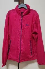 濃いピンク色 ウィンドブレーカー アウター 100