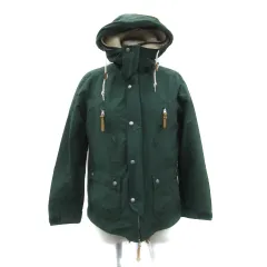 フリークスストア FREAKS STORE マウンテンパーカー ジャケット ミドル丈 ボアライナーベスト付き ジップアップ M 緑 グリーン アイボリー /YS3