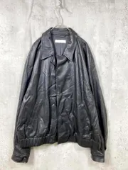 WYM LIDNM ウィムバイリドム WYjk479 フェイクレザー ジャケット sizeM/黒 ■■メンズ