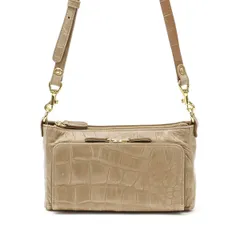 バルドロゼ バッグ BARDOT ROSE 2wayウォレットポシェット ジェントルクロコ BR-4606 レディース レガロ モカベージュ