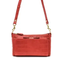 バルドロゼ バッグ BARDOT ROSE 2wayウォレットポシェット ジェントルクロコ BR-4606 レディース レガロ レッド