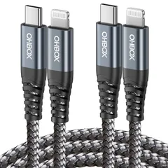 USB-C ライトニングケーブル 1M 2本 iPhone 充電ケーブル タイプC MFi認証 USB C Lightningケーブル ナイロン編み 急速充電 PD対応 20W Type C to ライトニングケーブル iPhone 14 13 12 Pro