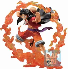 【中古】「非常に良い」バンプレスト 一番くじ ワンピース 匠ノ系譜 決闘ノ記憶 A賞 モンキー・D・ルフィ フィギュア