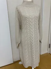 〝美品〟ケーブルニットワンピース(VIS)