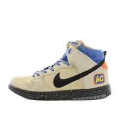ナイキ エスビー NIKE SB ダンクハイ アカプルコ ゴールド Dunk High Acapulco Gold スニーカー シューズ スエード ハイカット 箱付き US8 ベージュ 青 ブルー 313171-207 /YT