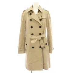 バーバリー ロンドン BURBERRY LONDON トレンチコート アウター ロング ライナー付き 裏地ノバチェック柄 ベルト タグ付き 40 ベージュ B1A14-430-51 /YT