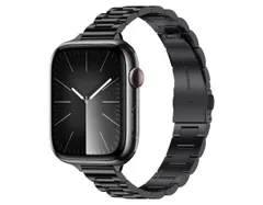 スポーツ バンド と互換性のある Apple Watch Ultraバンド42mm(Series 11/10) 41mm 40mm 38mm, ステンレス製 プレミアムステンレススチールメタル交換バンドコンパチブル