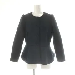 チェスティ Chesty 23SS ボンディングジャケット ノーカラー 1 紺 ネイビー /AT ■OSのサムネイル