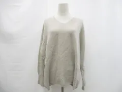 中古 IENA EY55 Fine ニュージーウール Vプルオーバー F ベージュ