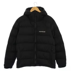 モンベル Montbell パーマフロスト ライトダウンパーカ ダウンジャケット アウター フーディ M-R 黒 1101639 /KH