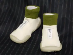 ★国内在庫・即日出荷★【足サイズ12～13cm対応】ソックスシューズ/靴下靴  K17-ライトグレー-13.5　ファーストシューズ　ベビーシューズ　室内履き　上履き