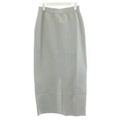 ユナイテッドアローズ UNITED ARROWS MARW ニットスカート タイトスカート ミモレ ロング 38 グレー 9124-699-0046 /AN34