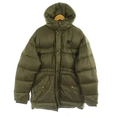 カンタベリーオブニュージーランド CANTERBURY OF NEW ZEALAND ダウンジャケット ナイロン フード付 ロゴ刺繍 XL カーキ /MY ■OS ■GY27 ■AX