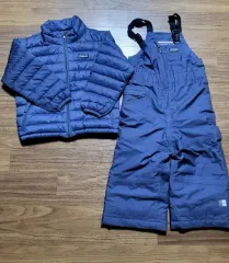 パタゴニア キッズ アウター + 빕 セット