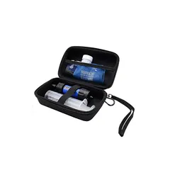 ProCase 浄水器収納ケース Sawyer ミニ 防水 EVAハードケース 対応機種：Sawyer ミニ浄水器/Membrane Solutions ろ過ストロー浄水器(ケースのみ) -ブラック