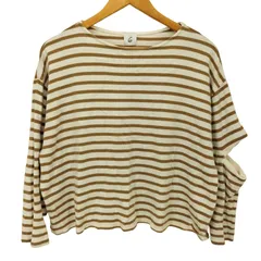 ロクビューティーアンドユースユナイテッドアローズ 6 BEAUTY & YOUTH UNITED ARROWS BORDER SLIT SLEEVE PULLOVER レディース  36