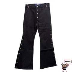 71.SHIKITARI Side snap bell-bottom denim 【店舗併売品】