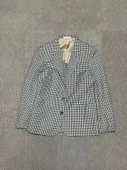 アクアスキュータム ロンドン ウール混 CHECK テーラード ジャケット J02037