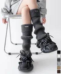 折り返しレッグウォーマー レディース靴下