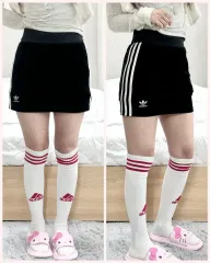 アディダス ブラック 3本線 ツアーベルベット スカート