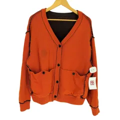 フリークスストア FREAKS STORE 24AW インサイドアウト トリップ ニットカーディガン/リバーシブル リラックスフィット メンズ JPN：M 