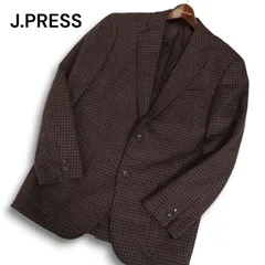 J.PRESS ジェイプレス PRESSCLUSIVE 秋冬 110th記念★ チェック柄 テーラード ジャケット Sz.A7 メンズ