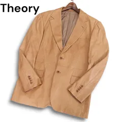 Theory セオリー 【FOREST/FISHER】 秋冬 羊革★ シープスキン レザー テーラード ジャケット Sz.38　メンズ