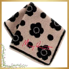 MARY QUANT (マリークヮント) タオルハンカチ (ベージュ / 約25cm) ハンカチタオル ハンドタオル レディース ハンカチ (抗菌/防臭) 192005-1201-04 0