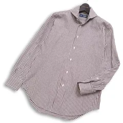 Maker's Shirt メーカーズシャツ 鎌倉 通年★ 長袖 ギンガム チェック シャツ Sz.38-82 メンズ 日本製