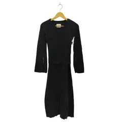 アメリ AMERI AMERICAN SLEEVE LAYERED KNIT DRESS ニットワンピース レディース JPN：S 